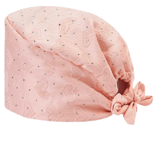 Hearts & Blush Scrub Cap